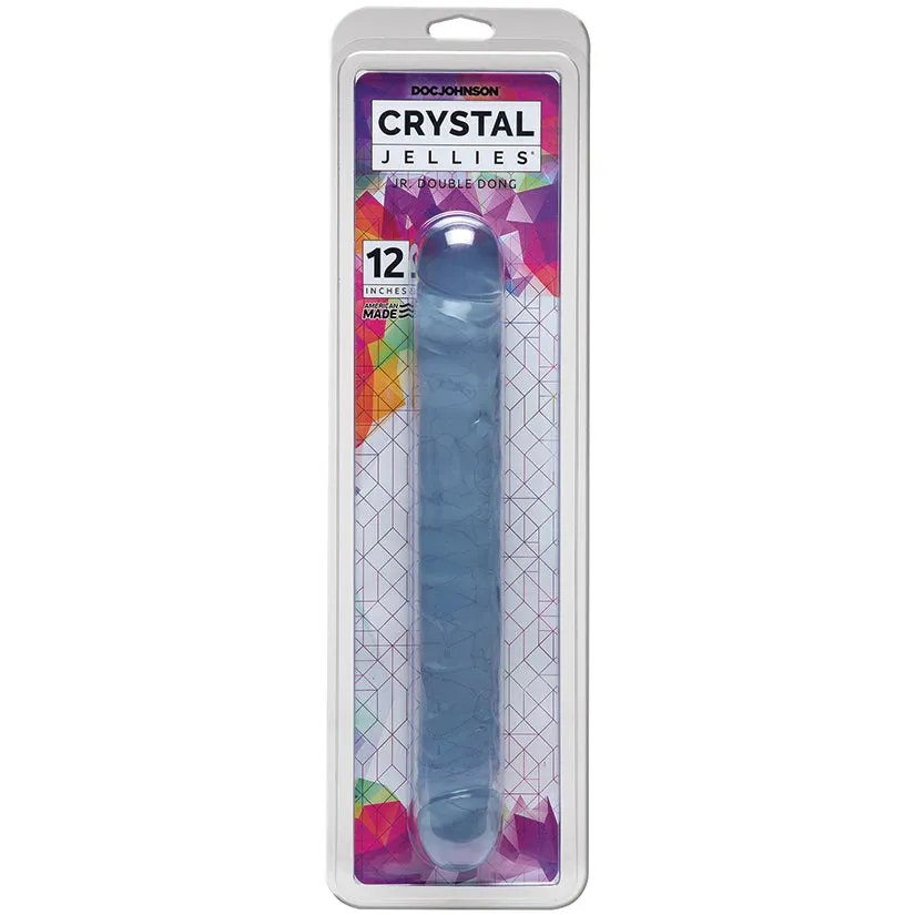 Crystal Jellies Double Dong Clear 12 in.