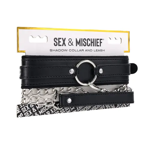 Sportsheets Sex & Mischief Shadow Collar and Leash
