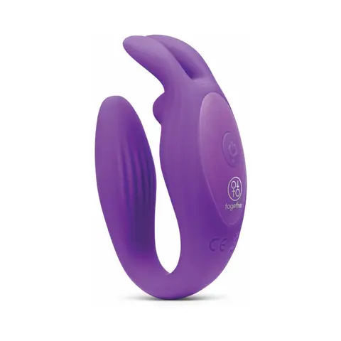 Together Seamless Silicone Textured Wearable Rabbit Vibrator with Remote Control