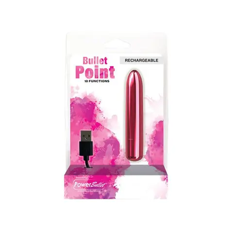 Power Bullet Point Rechargeable in Pink