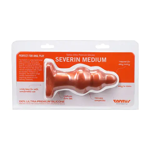 Tantus Severin Medium Super Soft Anal Plug Copper
