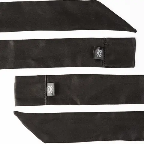 SEI MIO Nights in Tied Satin 2 x Silk Sash Restraints