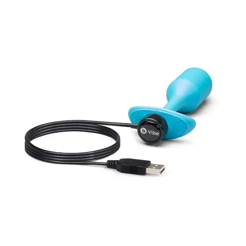 b-Vibe Smart Snug Plug 2 Medium Weighted & Vibrating App-Controlled Silicone Butt Plug