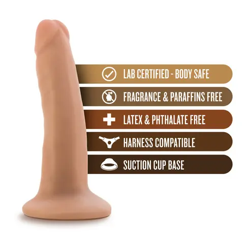 Dr. Skin Realistic 5.5 in. Dildo in Beige