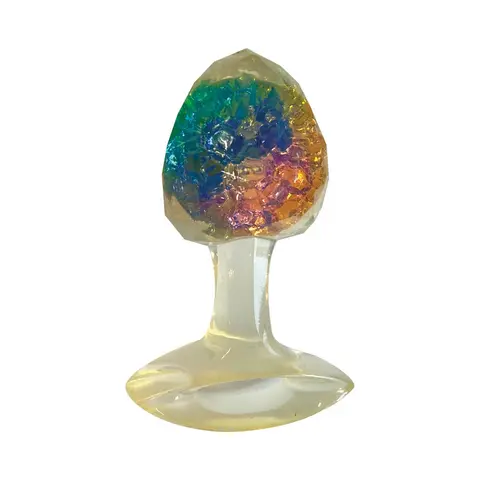 Cotton Candy Joy Gems Topaz Silicone Plug