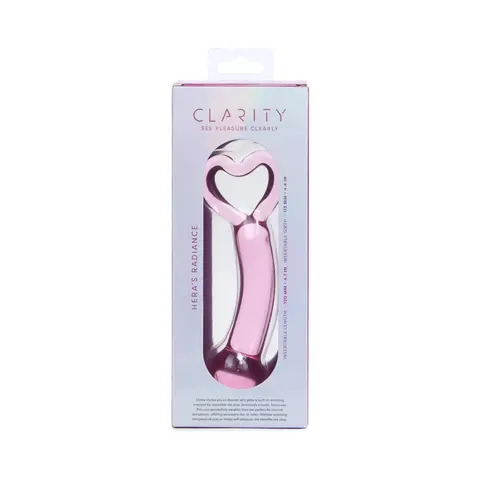 Clarity Hera's Radiance Blush Glass Dildo