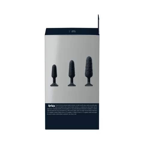 VeDO Trio Anal Plug Set Black