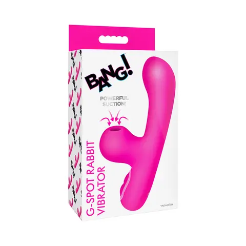 BANG! Mini Suction Rabbit Vibrator in Pink
