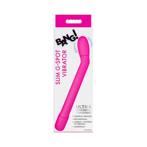 BANG! Slim G-Spot Vibrator in Pink