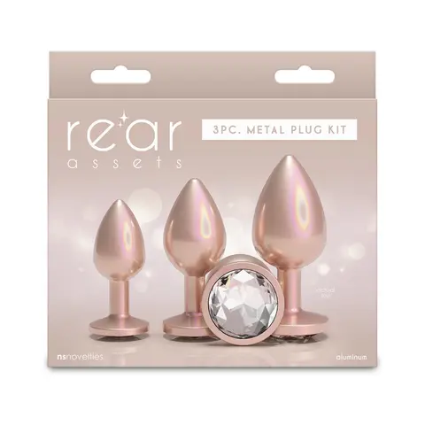 Rear Assets Trainer Plug Kit Iridescent in Champagne/Clear