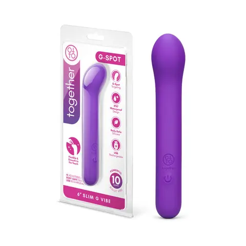 Together Mini Vibes G-Spot 6 in. Slim G Vibe