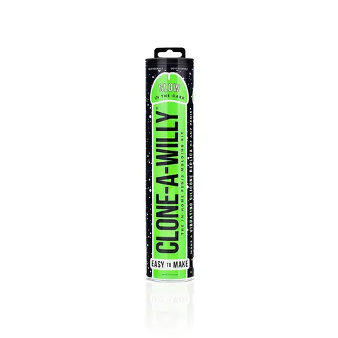 Clone-A-Willy DIY Vibrating Dildo Kit Glow-in-the-Dark in Glow in the Dark