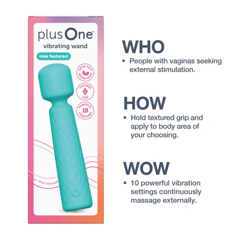 Vibrating Wand by plusOne®