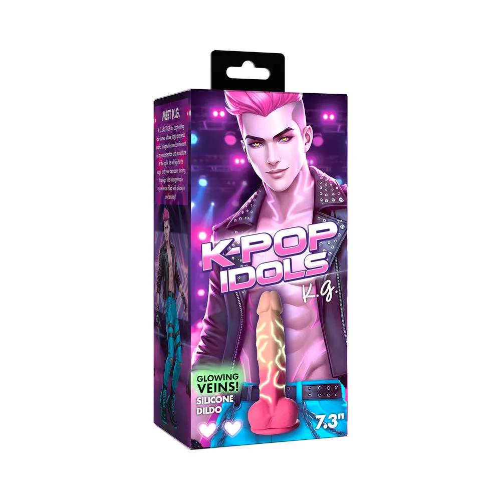 K-Pop Idols K.G. Silicone Dildo with Balls