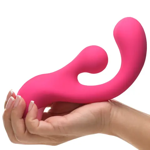 BANG! Gyro Rabbit Silicone Vibrator in Pink