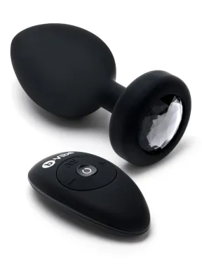 vibrating jewel plug - xxl
