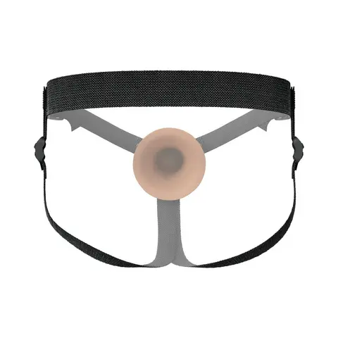 Fantasy X-Tensions Elite Silicone Hollow Strap-On Dual Density 9in Brown