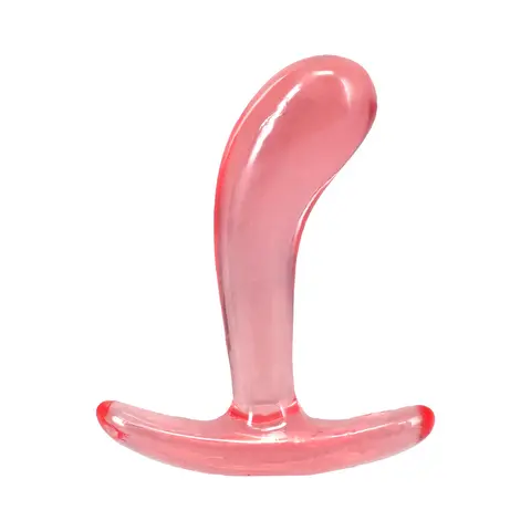 Crystal Jellies Curved Anal Trainer Set in Pink