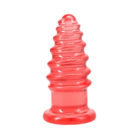 Crystal Jellies Anal Twist 5 in. in Pink