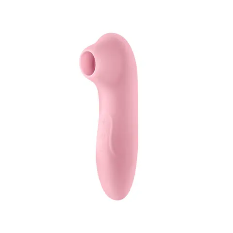 Luv Inc Cs19 Pulsing Clitoral Stimulator Rechargeable Silicone in Light Pink