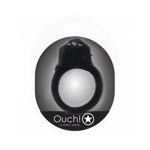 Ouch! Classic Metal Handcuffs in Black