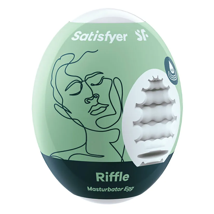 Satisfyer Masturbator Egg Single Riffle