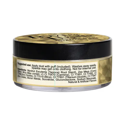 Sensuva Love & Luster Kissable Diamond Dust 2 oz. Jar in Gold