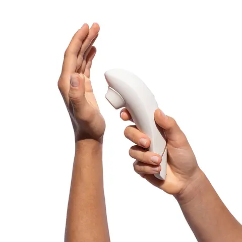 Womanizer Premium 2 Rechargeable Silicone Luxurious Pleasure Air Clitoral Stimulator in Gray