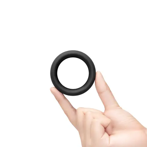 b-Vibe Snug Ring 45mm Snug Fit Silicone C-Ring in Black