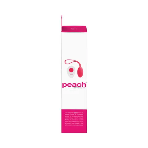 VeDO Peach Rechargeable Egg Vibe - Foxy Pink