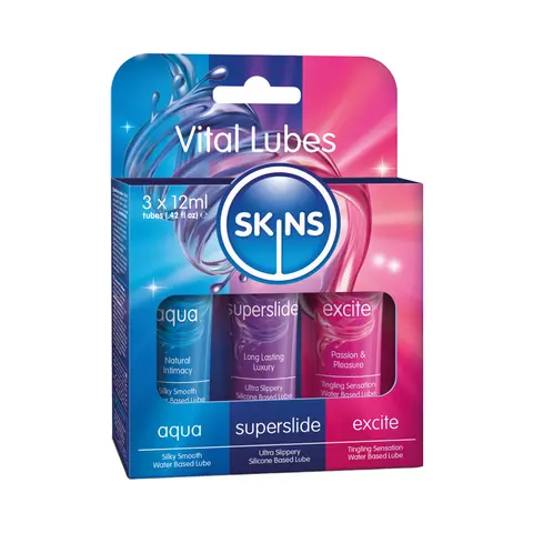 Skins Vital Sampler Tubes 12 ml 3-Pack