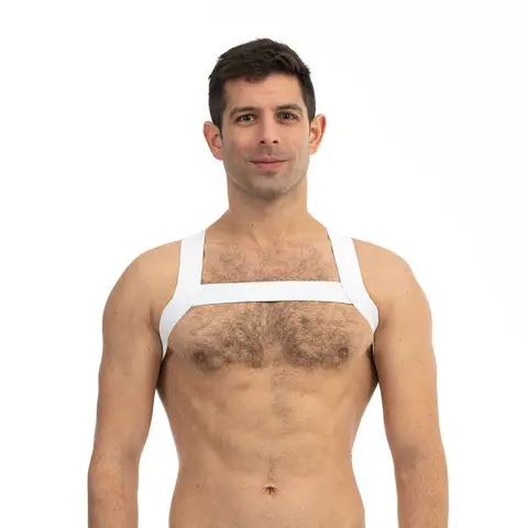 Prowler RED Sports Harness White S/M