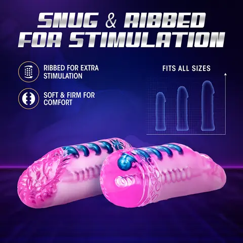 M for Men Sexy Snatch Vagina Stroker Pink