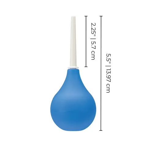 b-Vibe Compact Enema Douche Blue