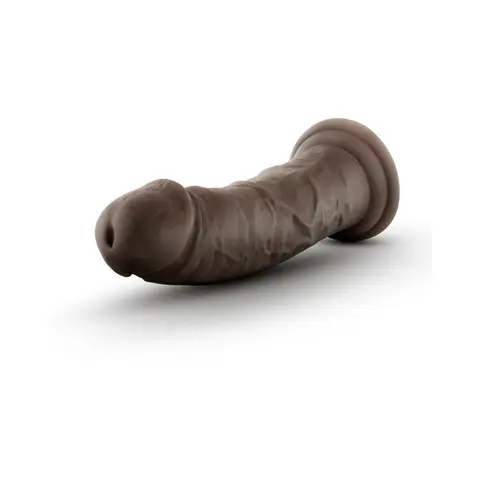 Au Naturel 8 in. Posable Dual Density Dildo in Brown