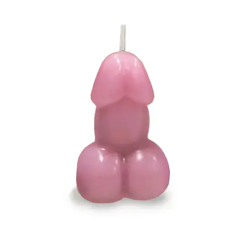 Eden's Penis Candle in Rose