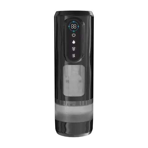 PUMPED Sensurge Automatic Rechargeable Heating Suction Masturbator in Black