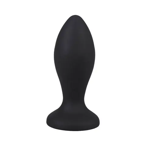 Booty Bling Jeweled Wearable Vibrating Silicone Plug 3 in. in Pink
