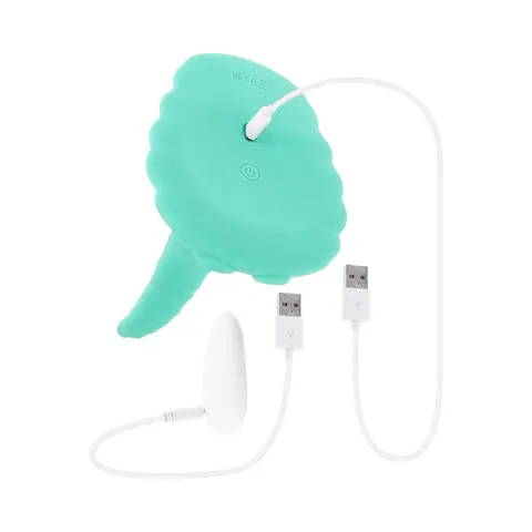 Evolved Tentacle Grinder Rechargeable Vibrating Grinding Silicone Teal