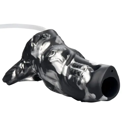Creature Cocks Night Prowler Squirting Silicone Penis Enhancer Silver