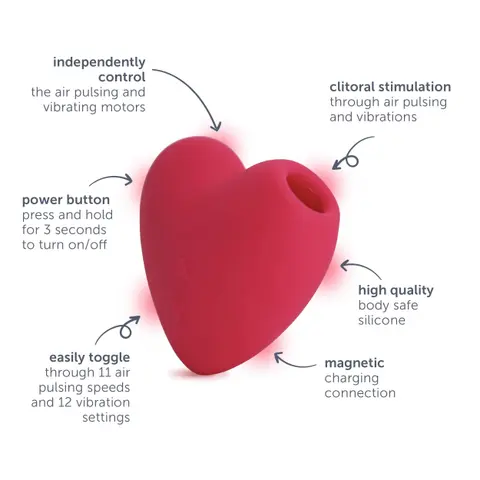 heart throb air pulsing vibrator