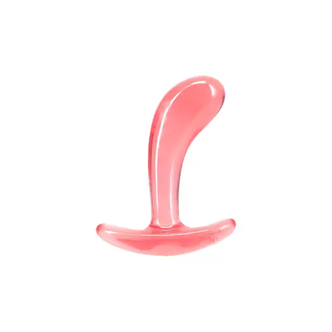 Crystal Jellies Curved Anal Trainer Set in Pink