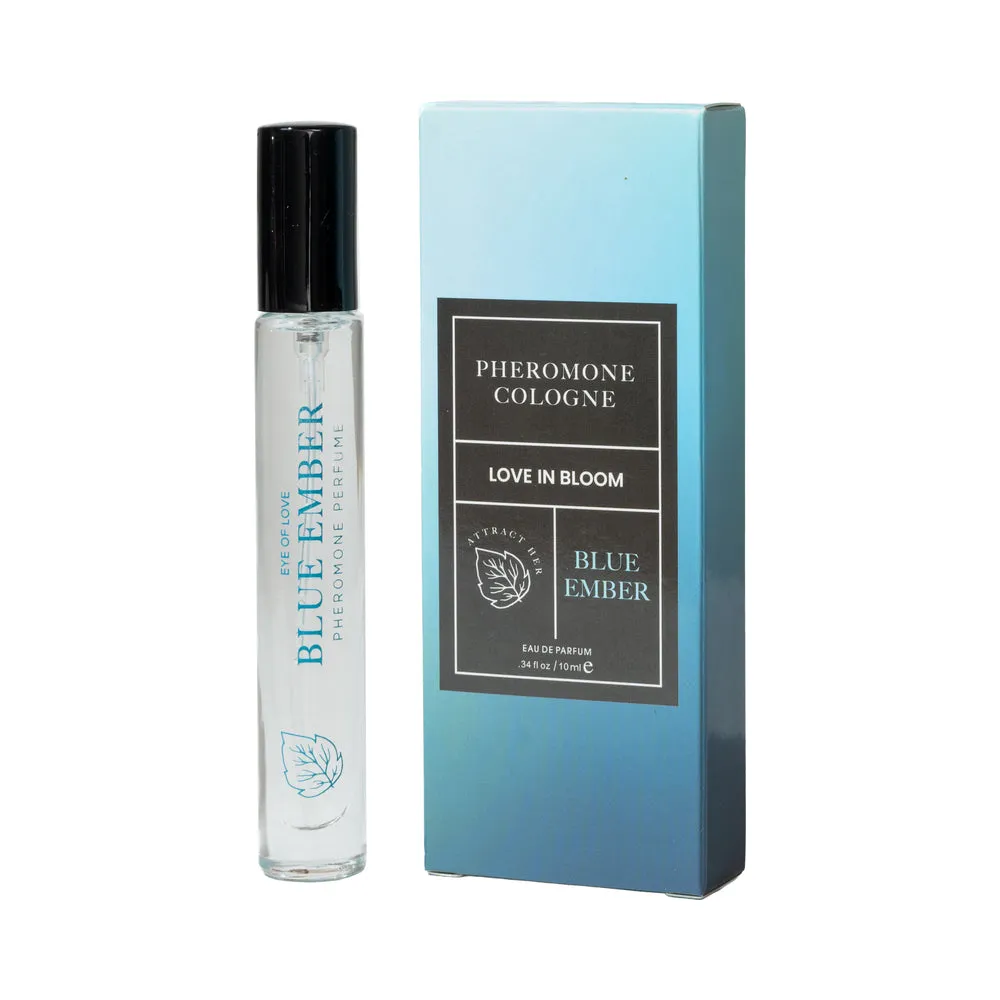 Eye of Love Bloom Attract Her Pheromone Parfum Blue Ember 0.34 oz.