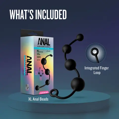 Anal Adventures Platinum X-Large Anal Beads