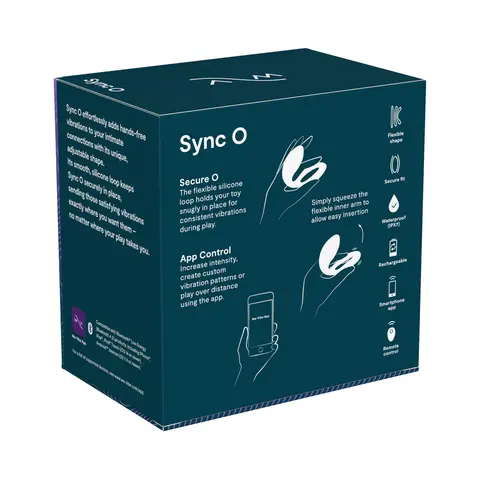 We-Vibe Sync O Rechargeable Remote Control Couples Vibrator Velvet Green