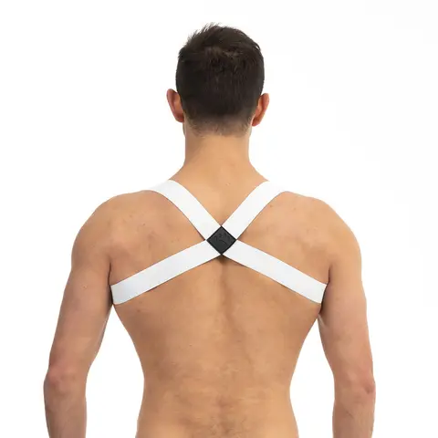Prowler RED Sports Harness Lite White S/M