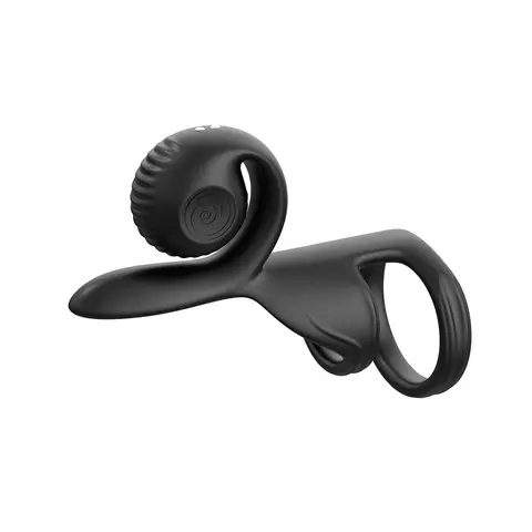 SVibe Snail Jovi Couples Ring Black