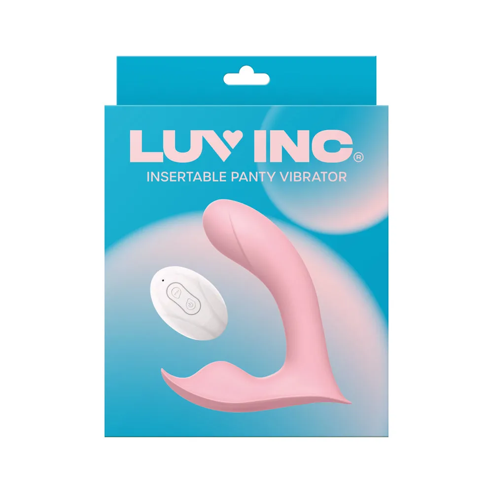 Luv Inc Pv71 Insertable Panty Vibrator in Pink