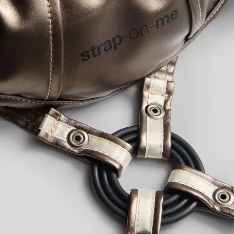 Strap-On-Me Leatherette Harness Desirous
