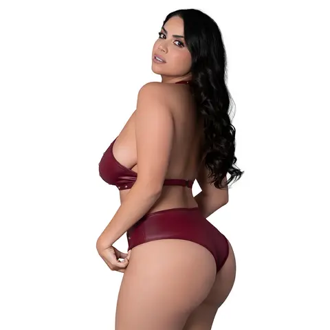 Lust Fetish Juno Burgundy Queen Size